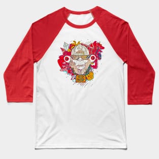 Hip Hop music monkey Baseball T-Shirt